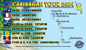 Caribbean IOTA Tour 2014